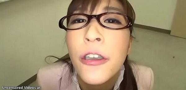  Japanese teacher cummed in mouth by shy student